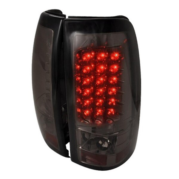 Overtime LED Tail Lights for 99 to 02 Chevrolet Silverado, Smoke - 11 x 20 x 22 in. OV2486843 - main